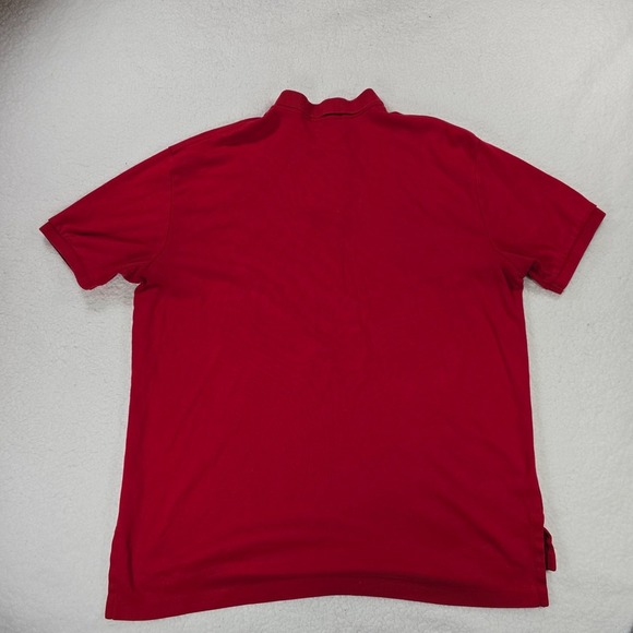Polo Ralph Lauren Polo Shirt Lot Mens XL Red Striped Cotton Casual Short Sleeve - Picture 6 of 13